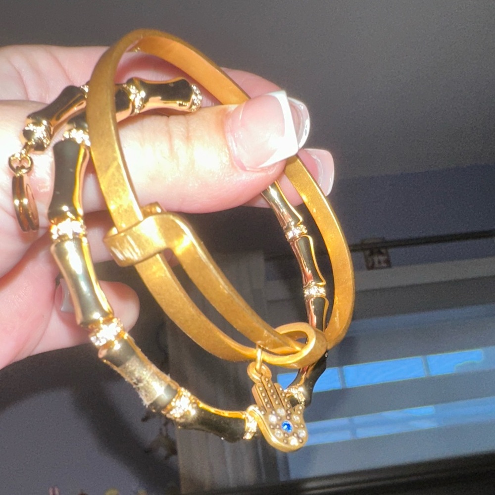 Alex & Ani Gold Bracelets (WILL THROW IN FREE PANDORA BRACELET IF PURCHASED)
